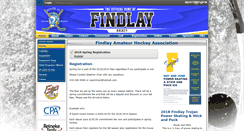 Desktop Screenshot of findlayhockey.com