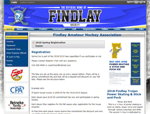 Tablet Screenshot of findlayhockey.com